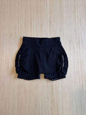 Athleta 2 in 1 Contender Black Skort